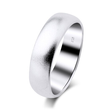 Silver Rings Bigger Bend Matt CSR-R6-02